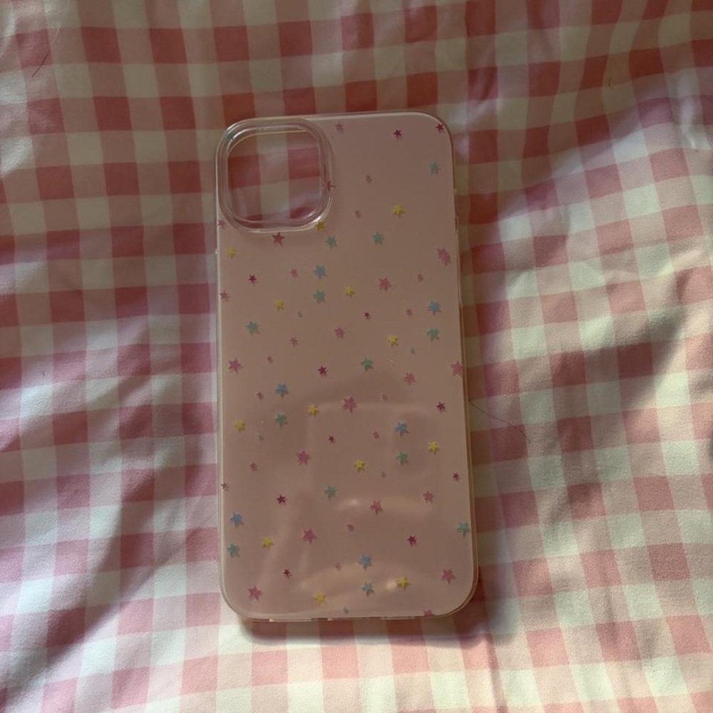 Pink Star Pattern Protective Phone Case - Unbranded